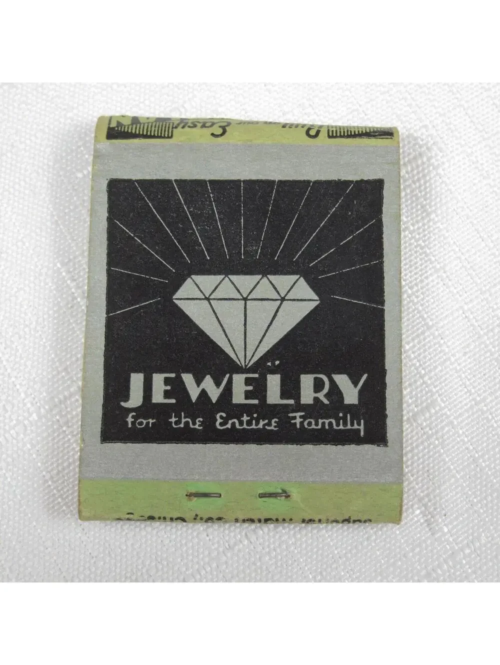 3 Vintage Matchbook Covers Greenville Ohio Jewelers, Services Station, Ambulance